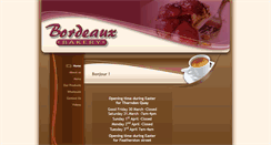 Desktop Screenshot of bordeauxbakery.co.nz